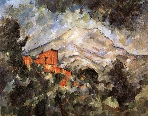 Paul Cezanne La Montagne Sainte-Victoire et le Chateau Noir china oil painting image